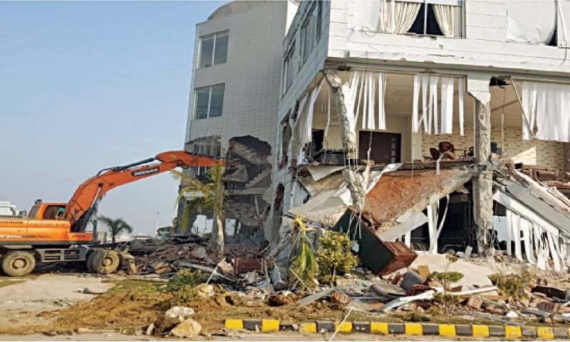 12 Illegal Housing Societies Demolished in Sahiwal Division